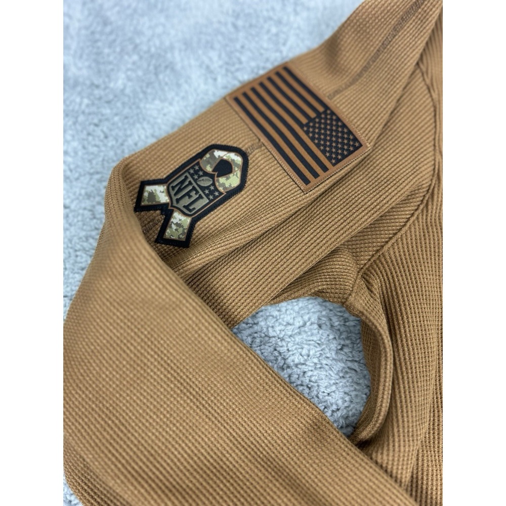 Nike NFL Salute to Service Mens Small Tennessee Titans Brown Long Sleeve Crew - Picture 3 of 10